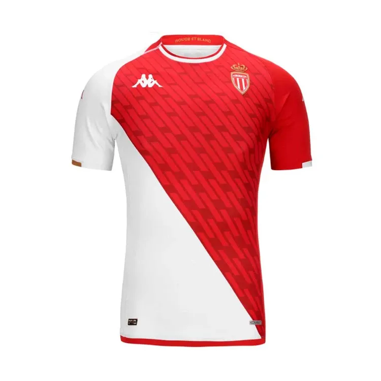 AS Monaco 2023/24 Home Soccer Jersey by Kappa