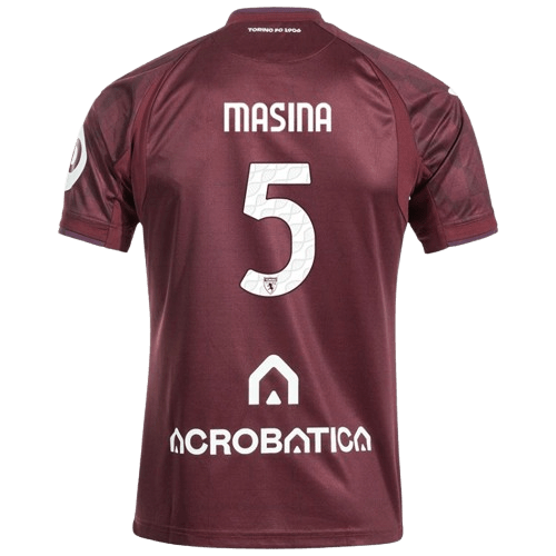 Adam Masina Torino FC 2024/25 Home Soccer Jersey by Joma