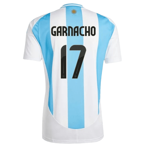 Alejandro Garnacho Argentina 2024/25 Home Soccer Jersey by Adidas