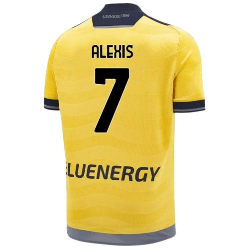 Alexis Sanchez Udinese 2024/25 Away Soccer Jersey by Macron