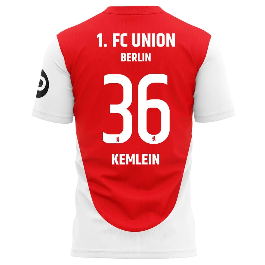 Aljoscha Kemlein Union Berlin 2024/25 Home Soccer Jersey by Adidas