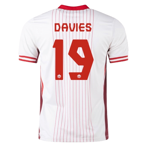 Alphonso Davies Canada 2024/25 Away Soccer Jersey by Nike