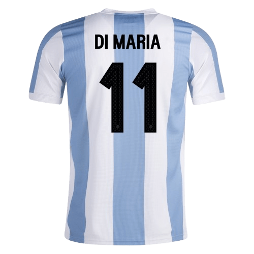 Angel Di Maria Argentina 50th Anniversary Home Soccer Jersey by Adidas