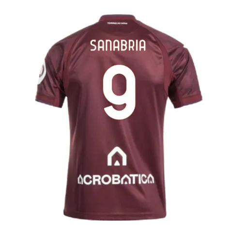Antonio Sanabria Torino FC 2024/25 Home Soccer Jersey by Joma