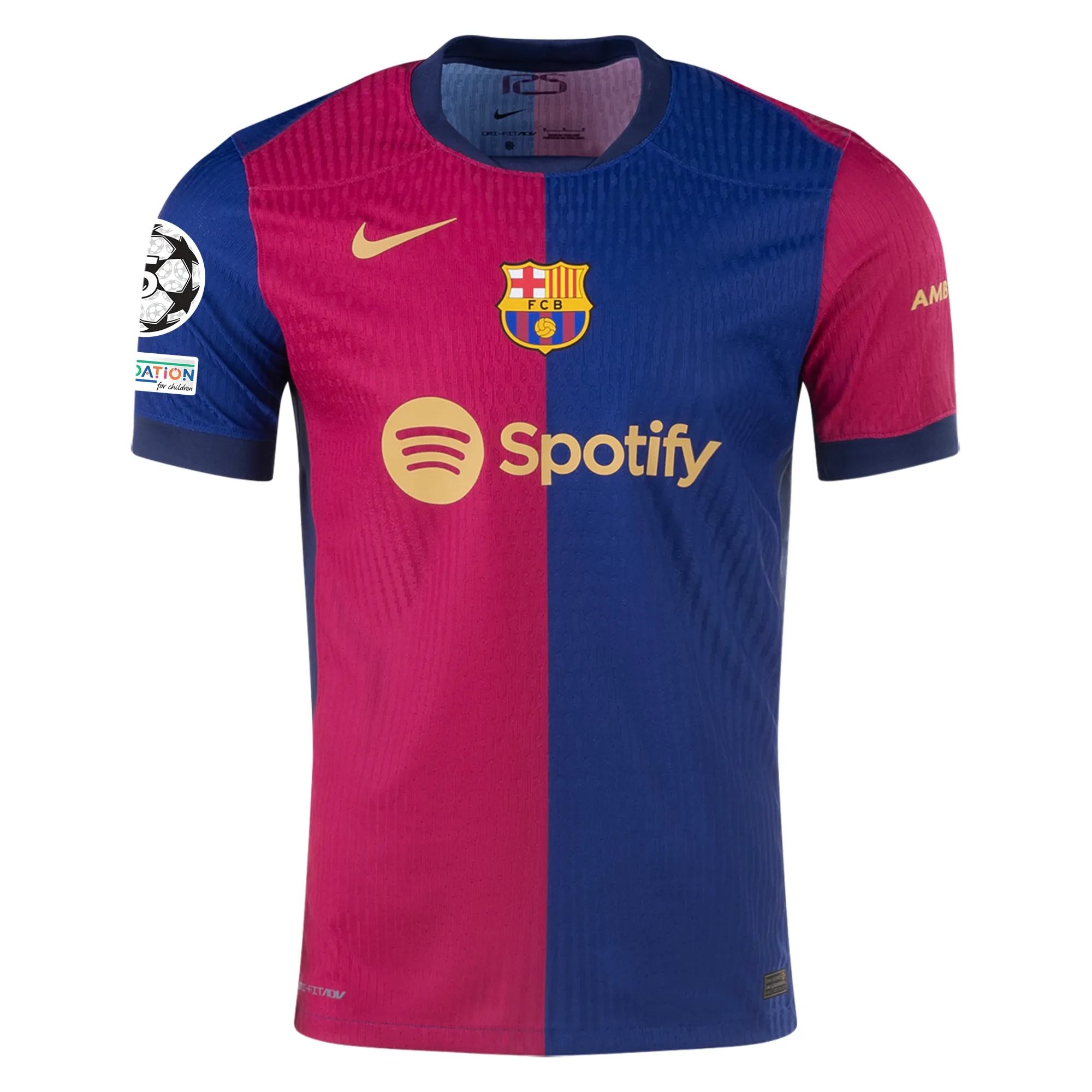 FC Barcelona 2024/25 Authentic UCL Home Soccer Jersey by Nike