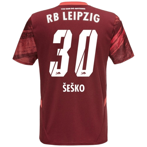 Benjamin Sesko RB Leipzig 2024/25 Away Soccer Jersey by PUMA