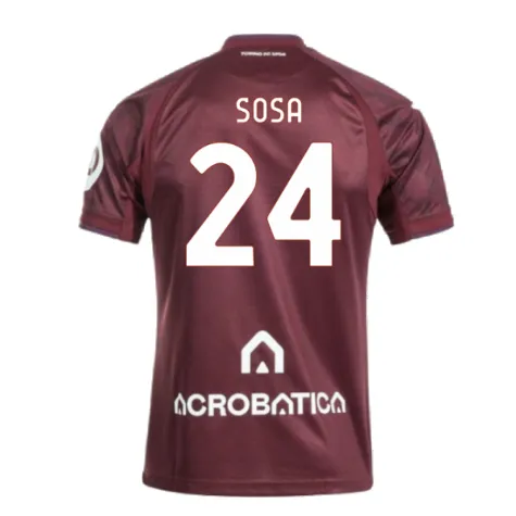 Borna Sosa Torino FC 2024/25 Home Soccer Jersey by Joma