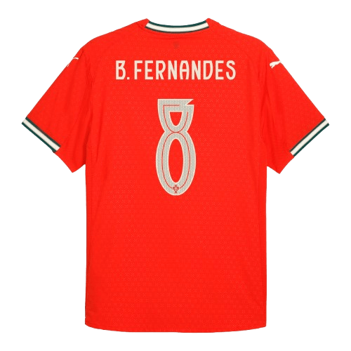 Bruno Fernandes Portugal 2025 Authentic Home Soccer Jersey by PUMA