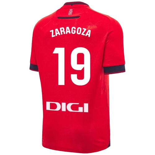 Bryan Zaragoza Osasuna 2024/25 Home Soccer Jersey by Macron