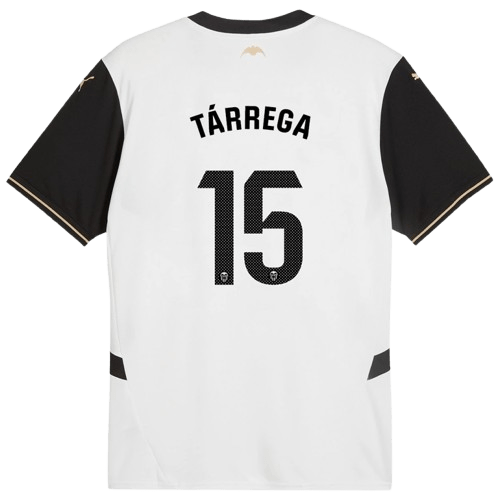 César Tárrega Valencia 2024/25 Home Soccer Jersey by PUMA