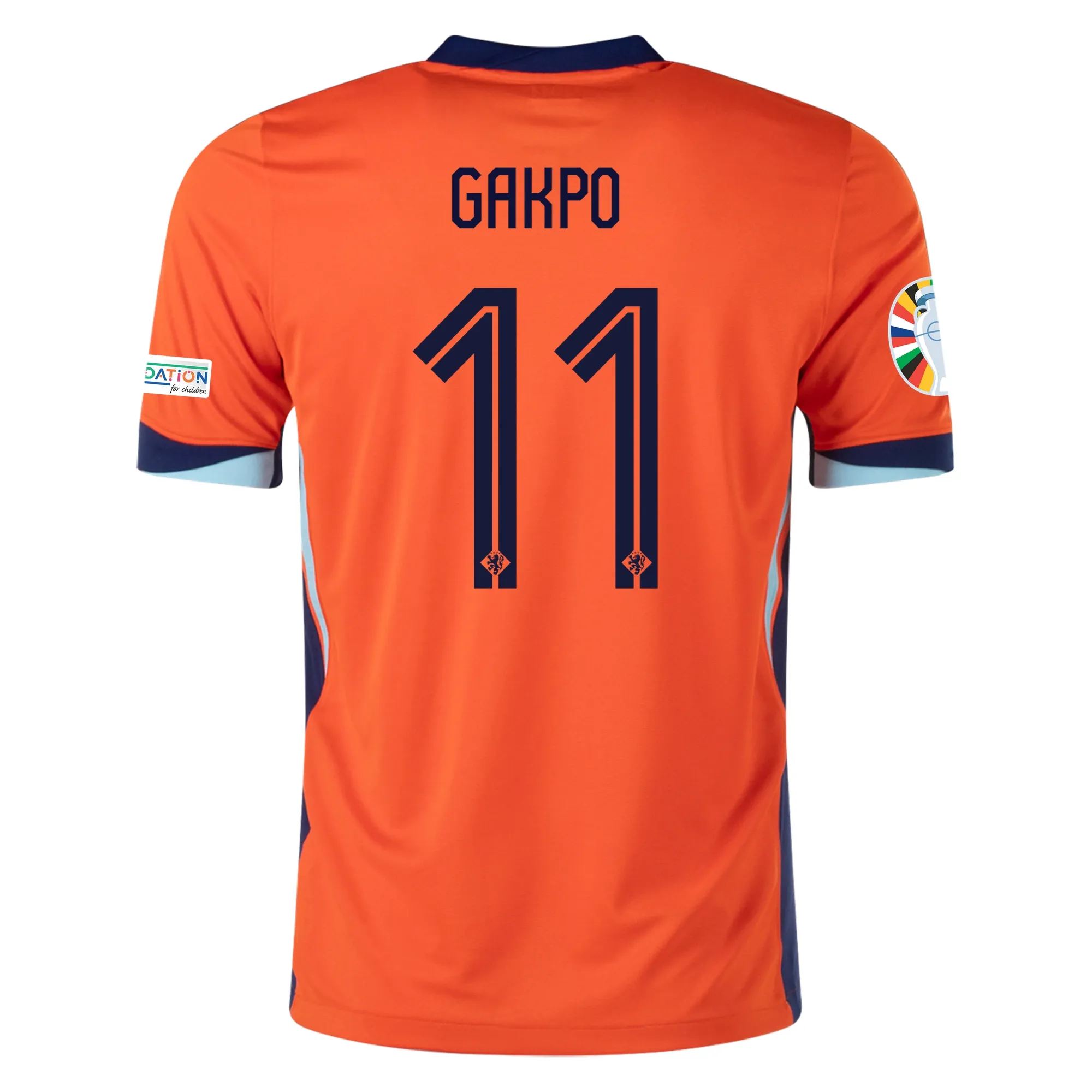 Cody Gakpo Netherlands 2024/25 Home Soccer Jersey by Nike