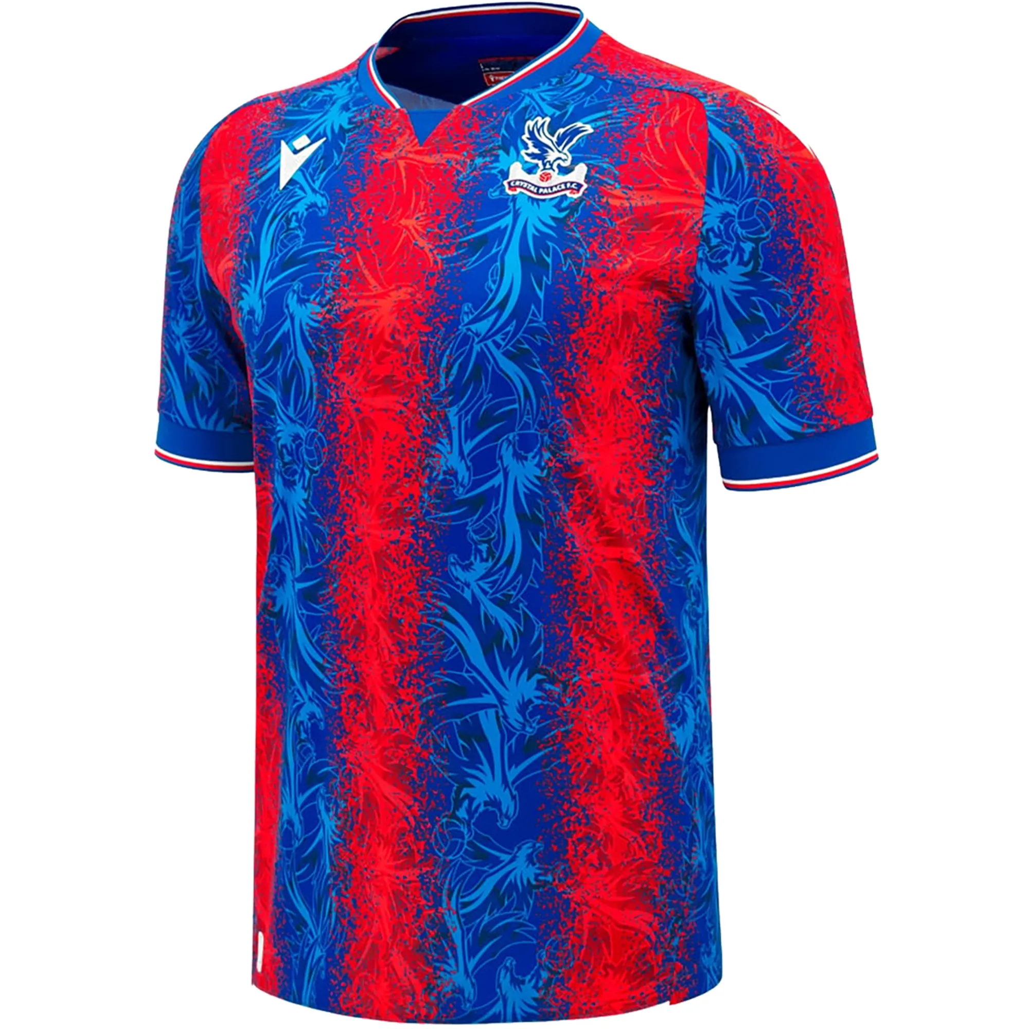 Crystal Palace 2024/25 Authentic Home Soccer Jersey by Macron
