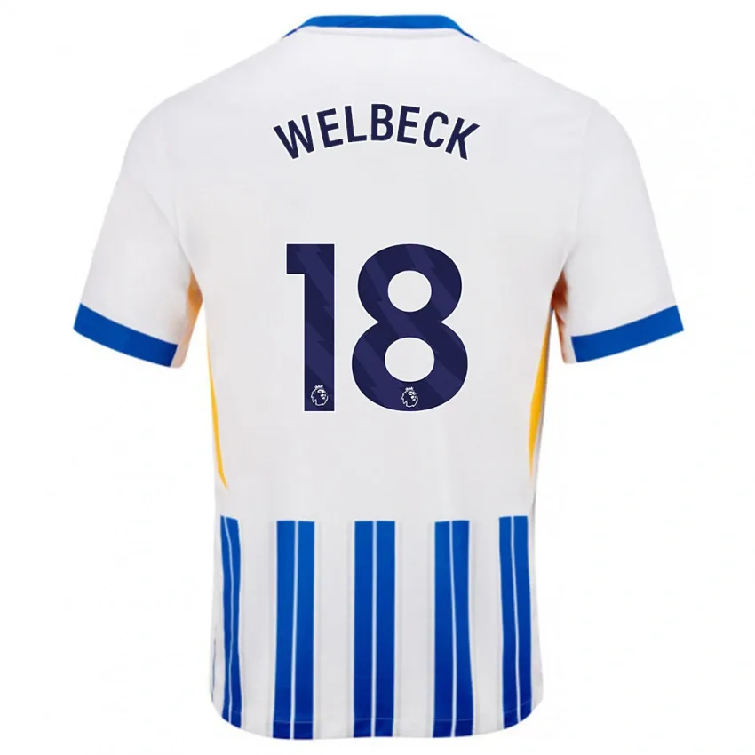 Danny Welbeck Brighton FC 2024/25 Home Soccer Jersey by Nike