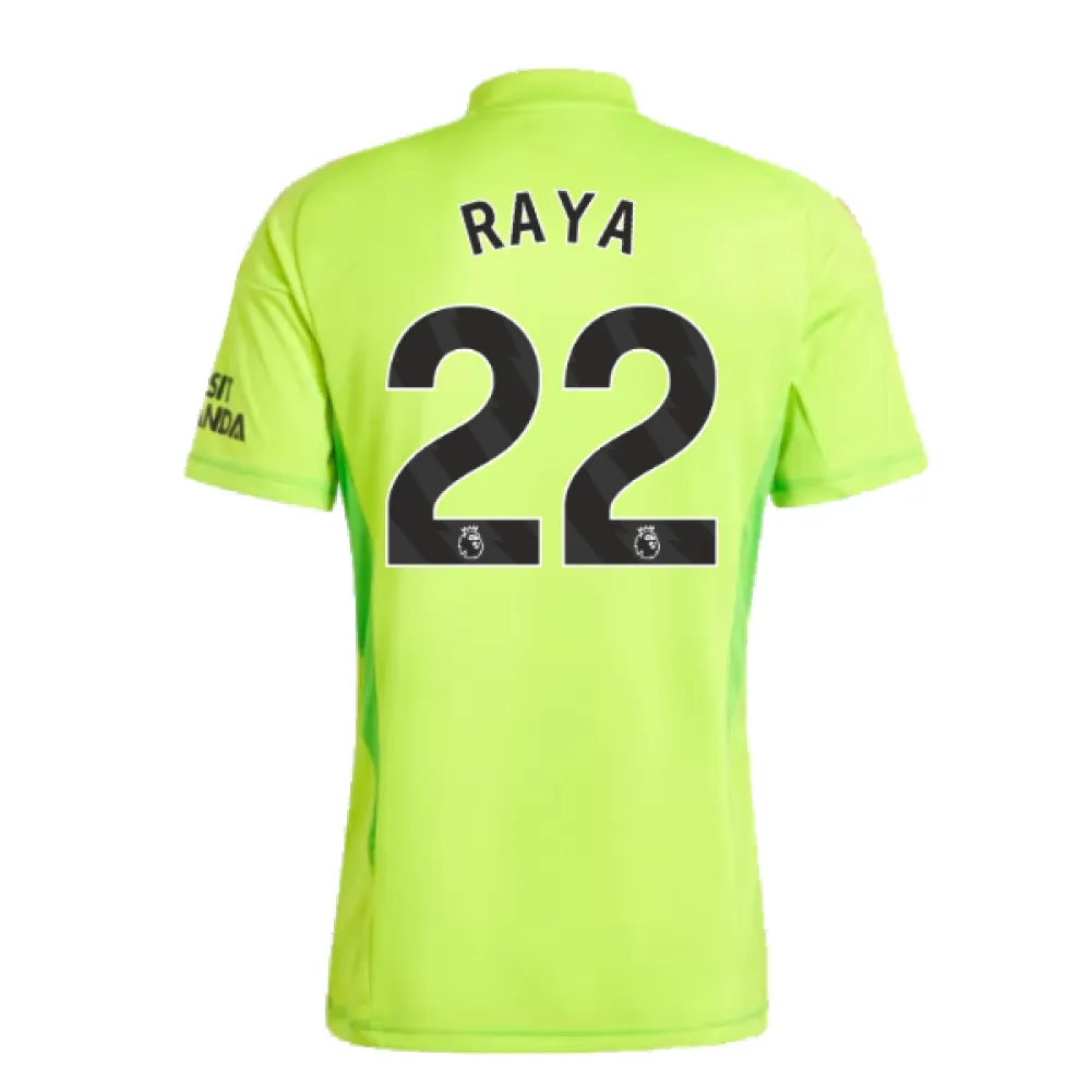 David Raya Arsenal 2024/25 Goalkeeper Soccer Jersey by Adidas