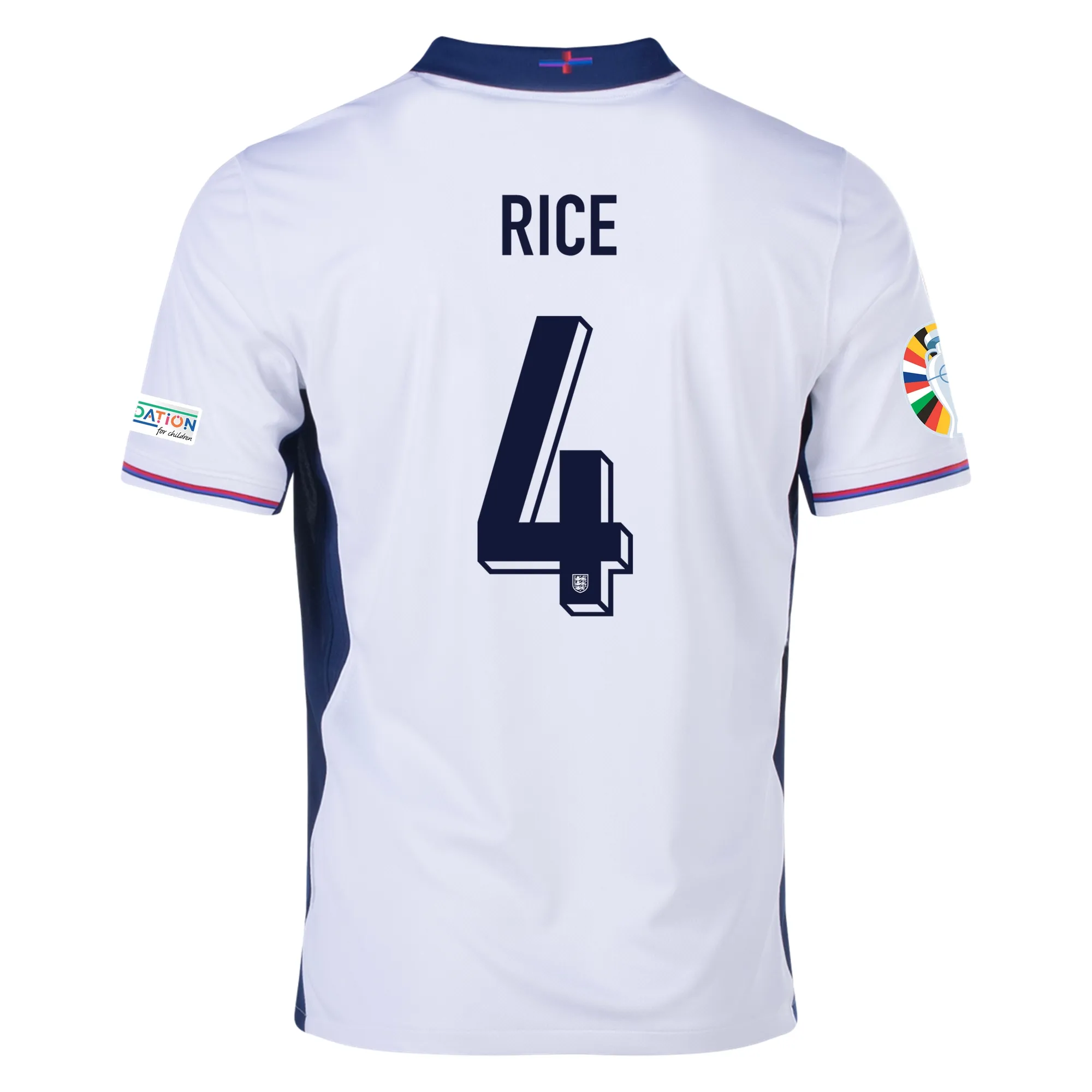 Declan Rice England 2024/25 Home Soccer Jersey by Nike