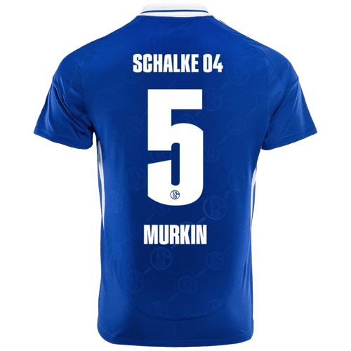 Derry Murkin Schalke 2024/25 Home Soccer Jersey by Adidas