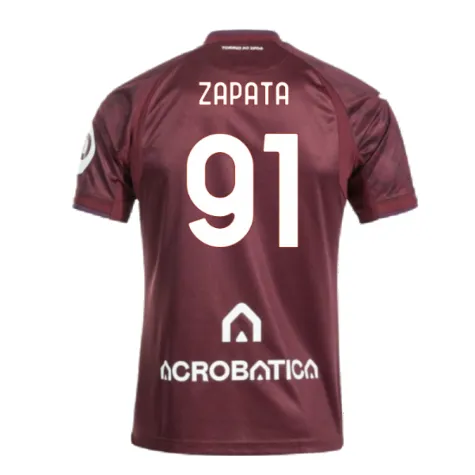 Duván Zapata Torino FC 2024/25 Home Soccer Jersey by Joma