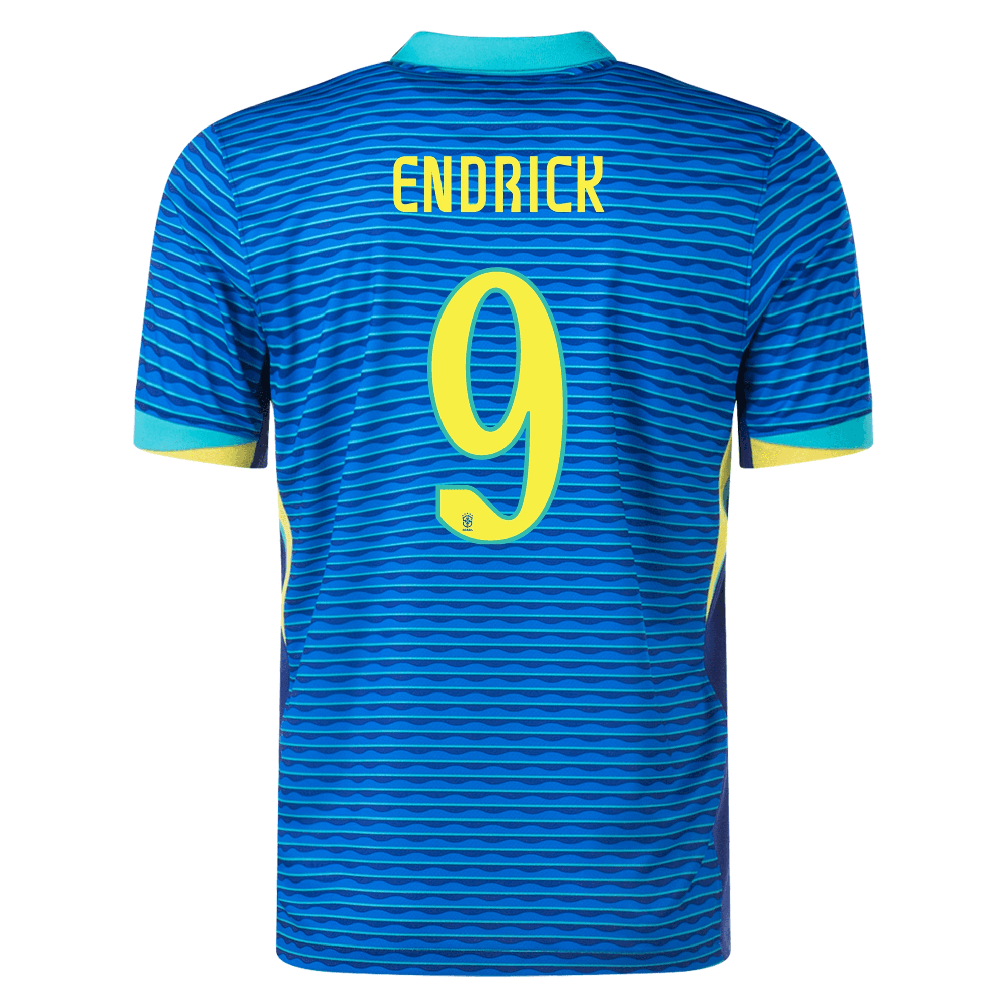 Endrick Brazil 2024/25 Away Soccer Jersey by Nike