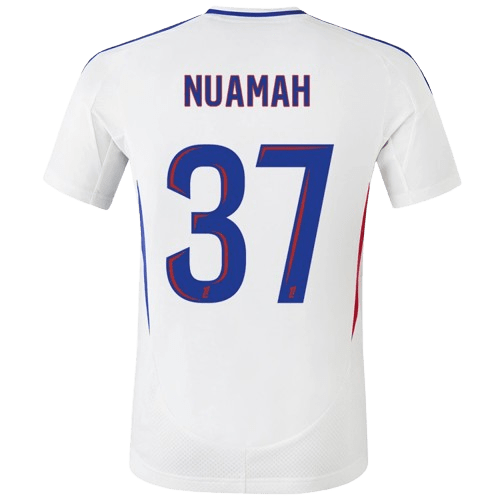 Ernest Nuamah Olympique Lyonnais 2024/25 Home Soccer Jersey by Adidas
