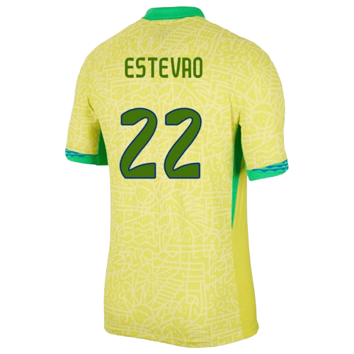 Estêvão Brazil 2024/25 Home Soccer Jersey by Nike