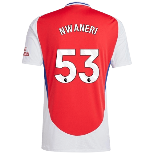 Ethan Nwaneri Arsenal 2024/25 Home Soccer Jersey by Adidas