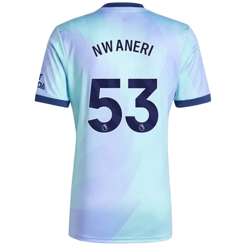 Ethan Nwaneri Arsenal 2024/25 Third Soccer Jersey by Adidas