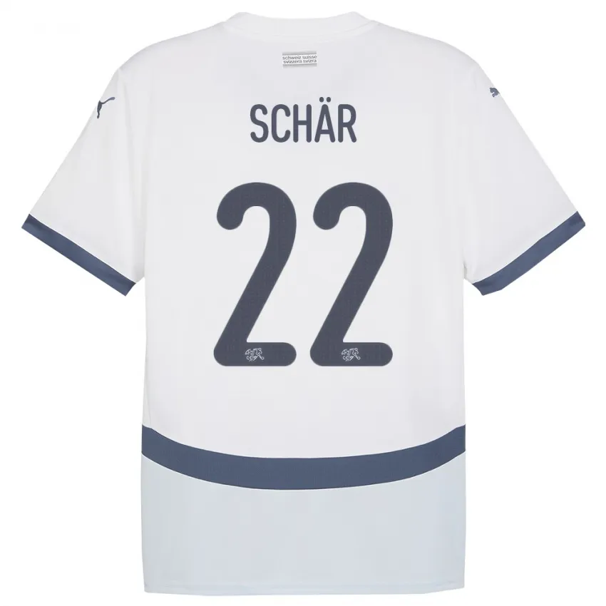 Fabian Schär Switzerland 2024/25 Away Soccer Jersey by PUMA