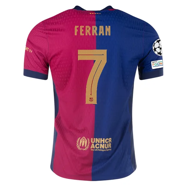 Ferran Torres FC Barcelona 2024/25 Authentic Home Soccer Jersey by Nike