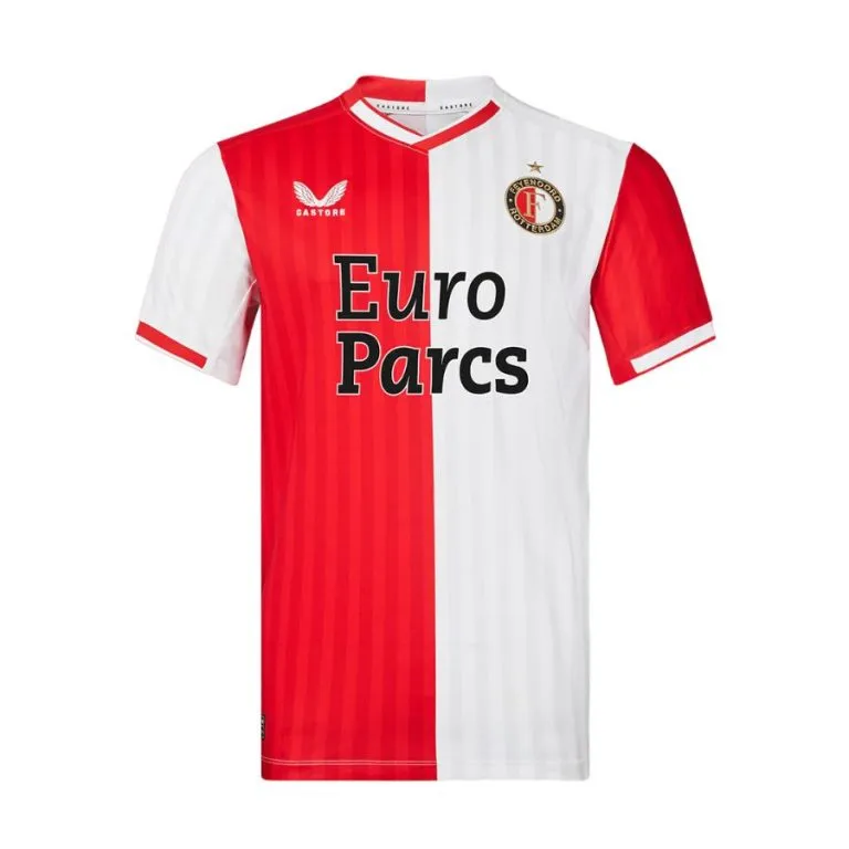 Feyenoord 2023/24 Home Soccer Jersey by Castore