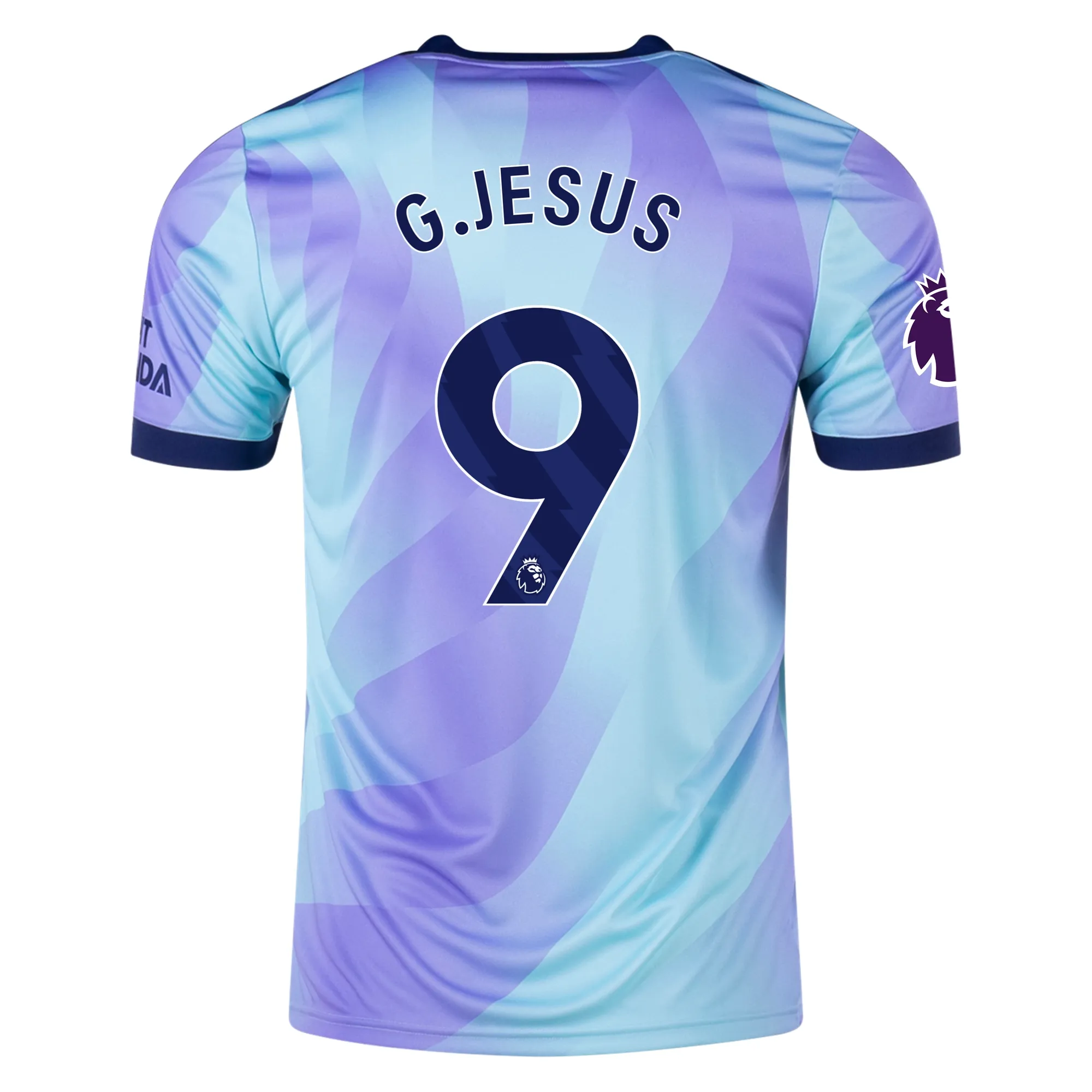 Gabriel Jesus Arsenal 2024/25 Third Soccer Jersey by Adidas