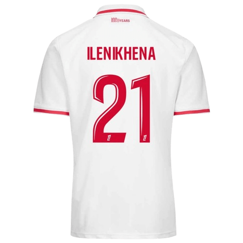 George Ilenikhena AS Monaco 2024/25 Home Soccer Jersey by Kappa
