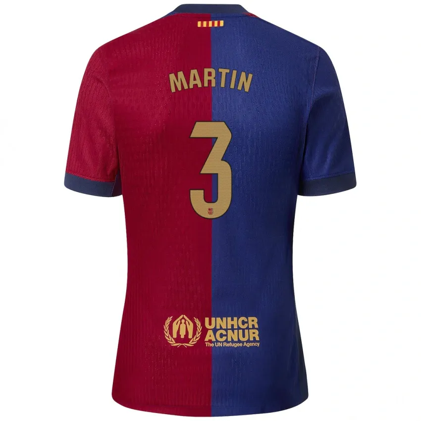 Gerard Martin FC Barcelona 2024/25 Home Soccer Jersey by Nike