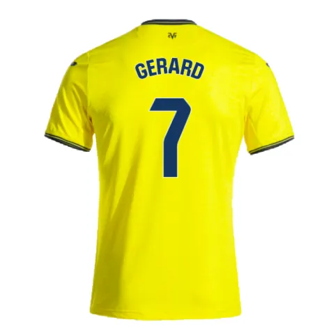 Gerard Moreno Villarreal 2024/25 Home Soccer Jersey by Joma