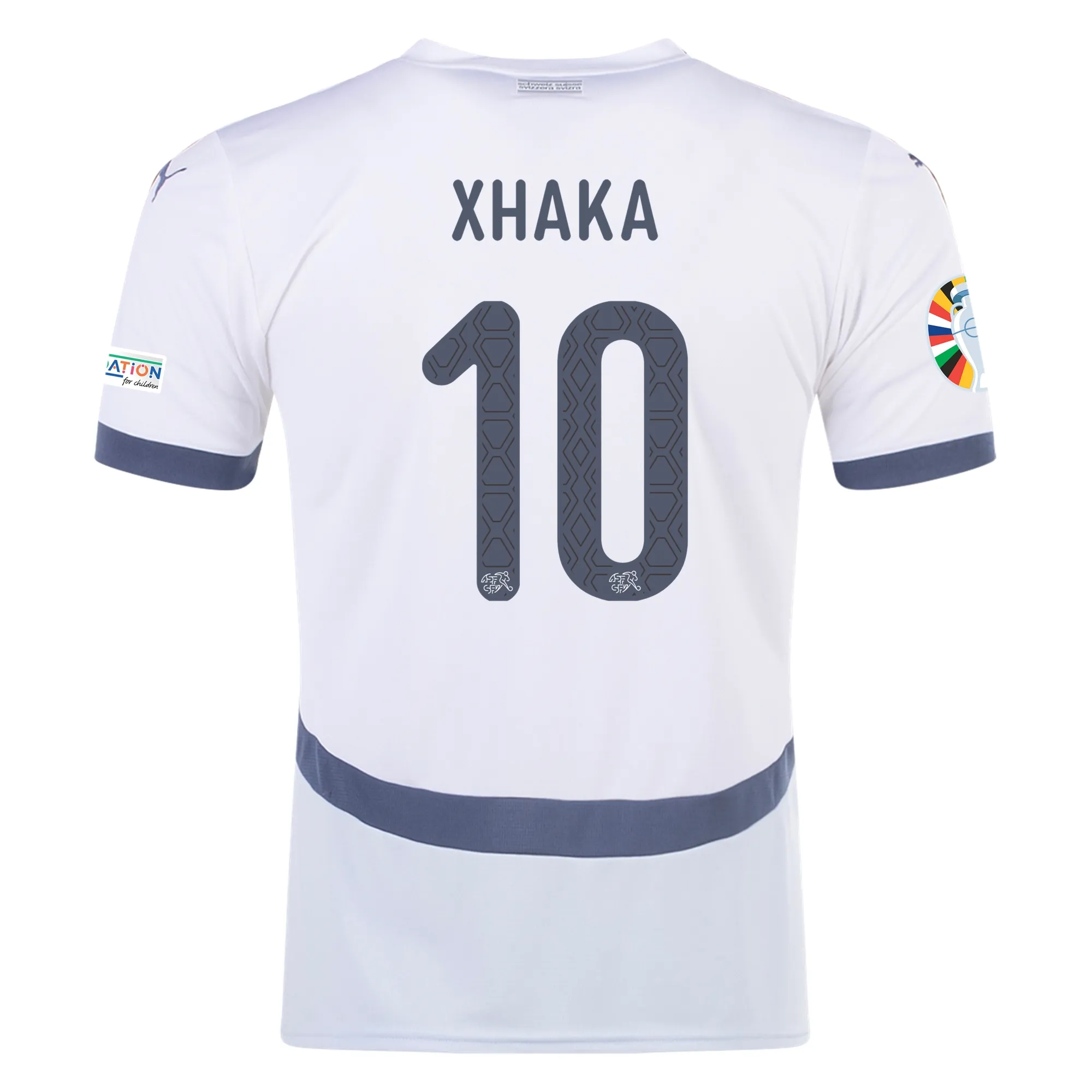 Granit Xhaka Switzerland 2024/25 Away Soccer Jersey by PUMA
