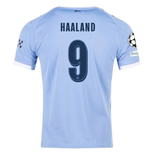 Erling Haaland Manchester City 2025/26 UCL Home Soccer Jersey by PUMA