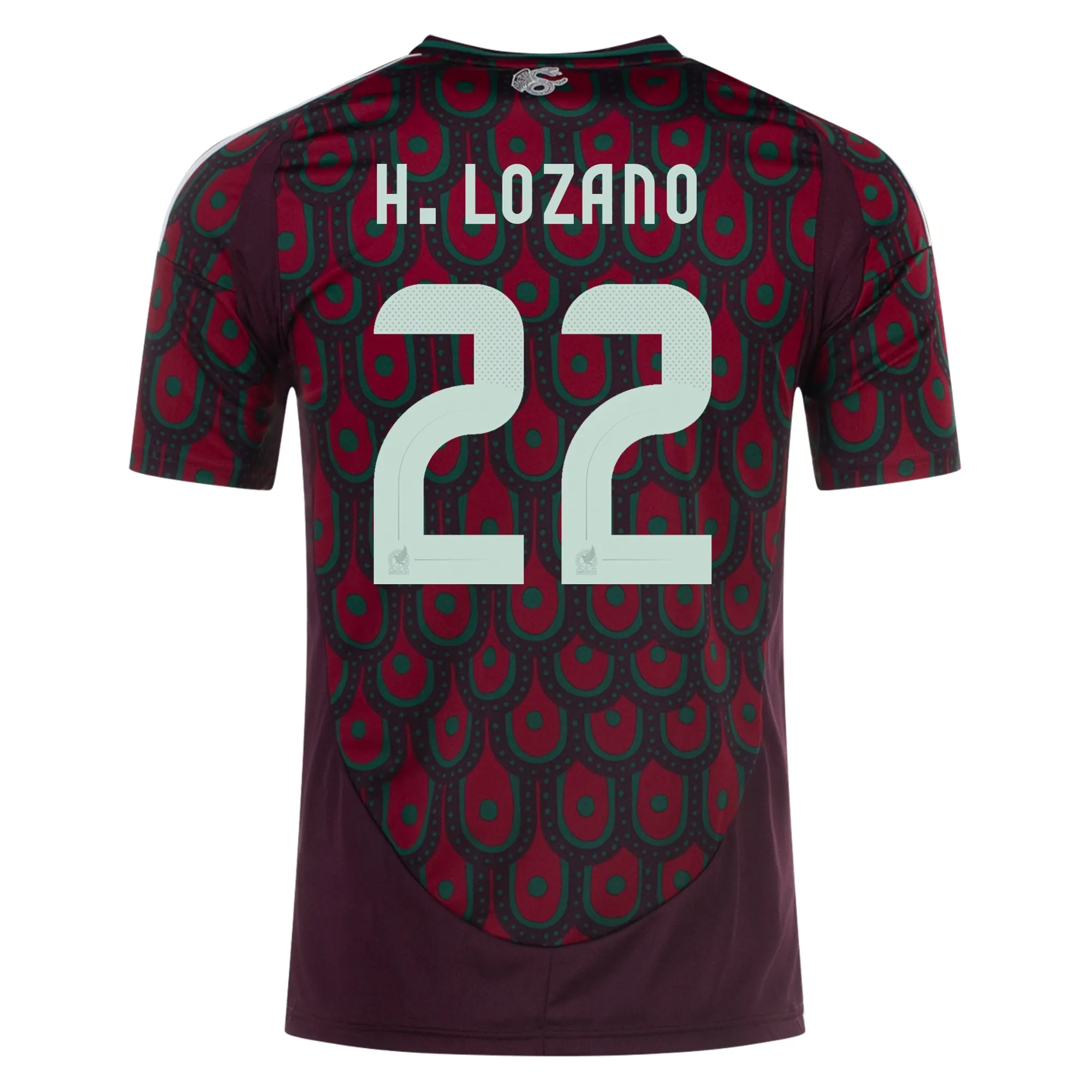 Hirving Lozano Mexico 2024/25 Home Soccer Jersey by Adidas