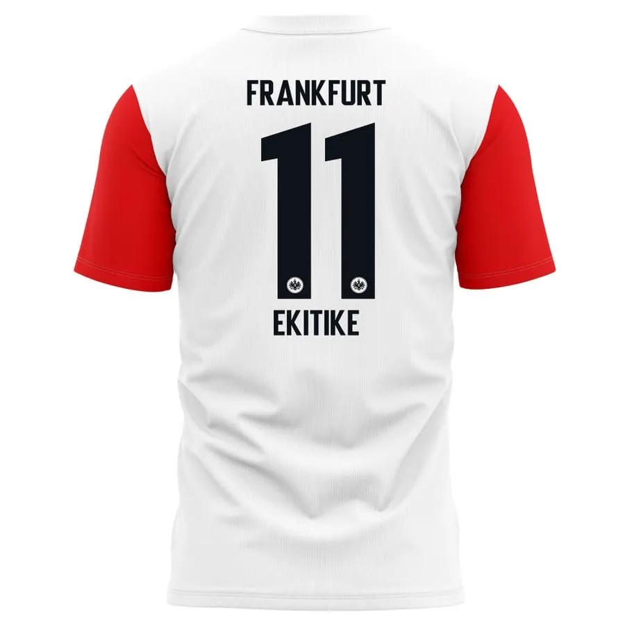 Hugo Ekitike Eintracht Frankfurt 2024/25 Home Soccer Jersey by Nike