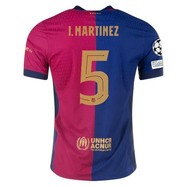 Iñigo Martínez FC Barcelona 2024/25 Authentic UCL Home Soccer Jersey by Nike