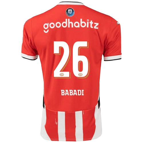 Isaac Babadi PSV Eindhoven 2024/25 Home Soccer Jersey by PUMA