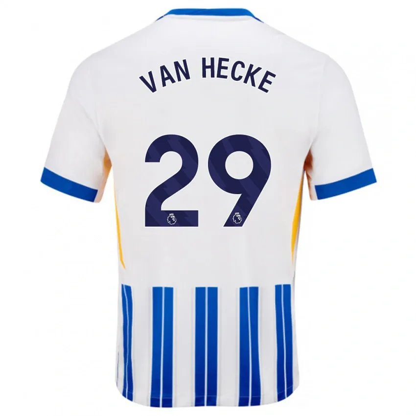 Jan Paul Van Hecke Brighton FC 2024/25 Home Soccer Jersey by Nike