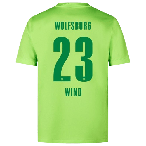 Jonas Wind VfL Wolfsburg 2024/25 Home Soccer Jersey by Nike