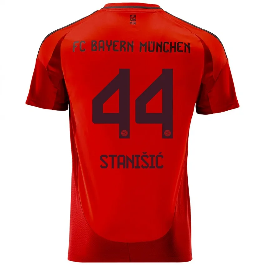 Josip Stanišić Bayern Munich 2024/25 Home Soccer Jersey by Adidas