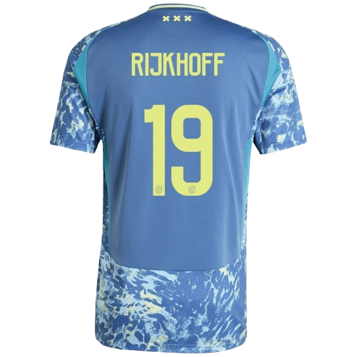 Julian Rijkhoff Ajax 2024/25 Away Soccer Jersey by Adidas