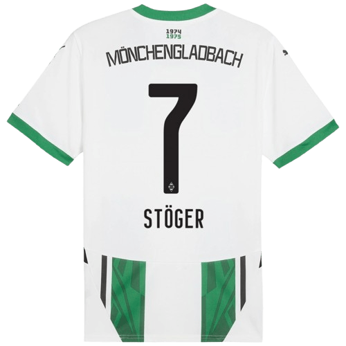 Kevin Stöger Borussia Monchengladbach 2024/25 Home Soccer Jersey by PUMA