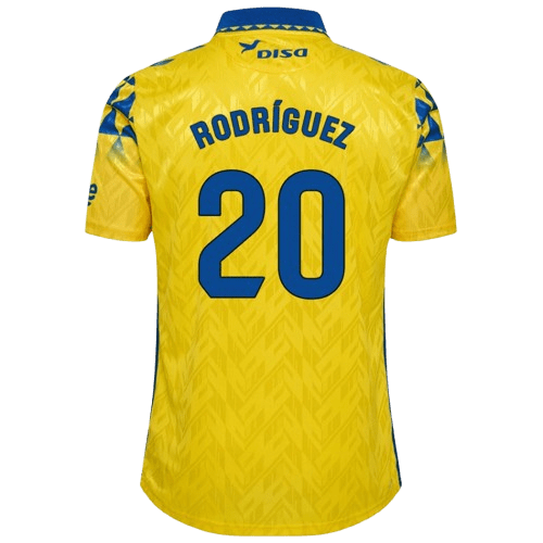 Kirian Rodríguez Las Palmas 2024/25 Home Soccer Jersey by Hummel