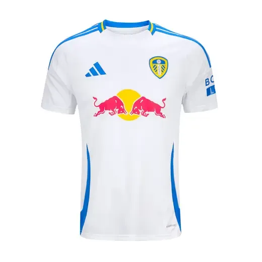Leeds United 2024/25 Home Soccer Jersey by Adidas