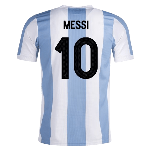 Lionel Messi Argentina 50th Anniversary Home Soccer Jersey by Adidas