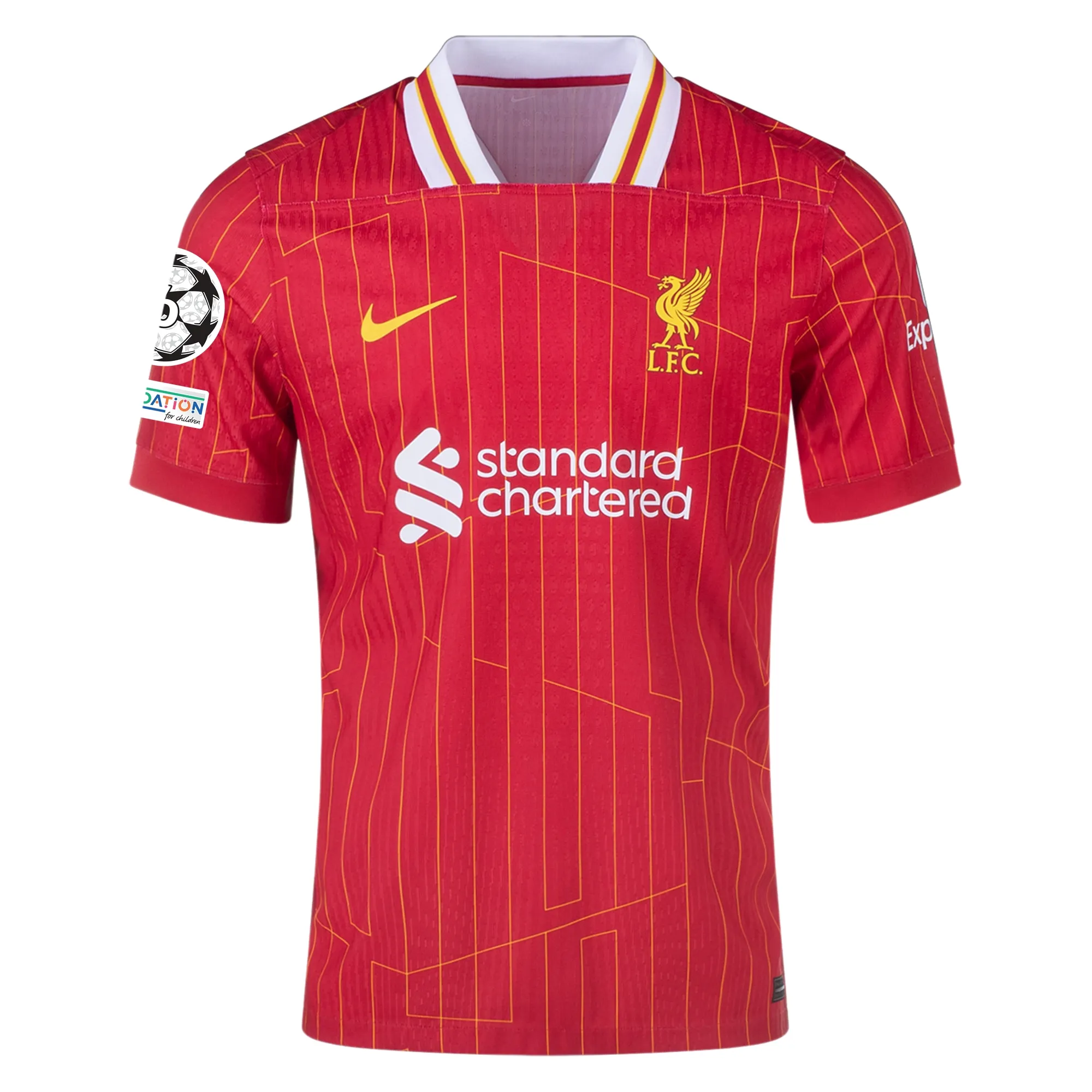 Liverpool 2024/25 Authentic UCL Home Soccer Jersey by Nike