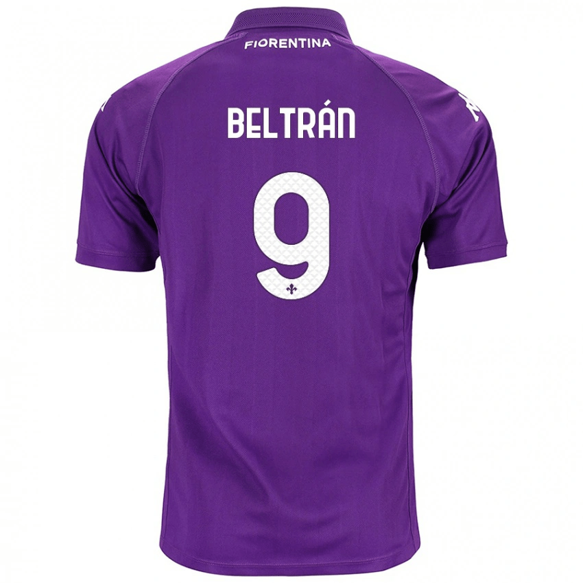 Lucas Beltrán Fiorentina 2024/25 Home Soccer Jersey by Kappa