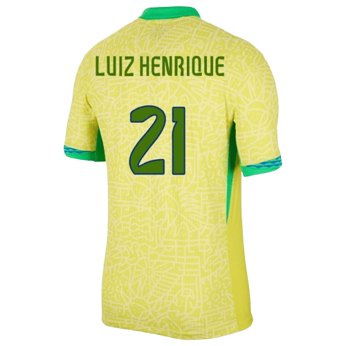 Luiz Henrique Brazil 2024/25 Home Soccer Jersey by Nike